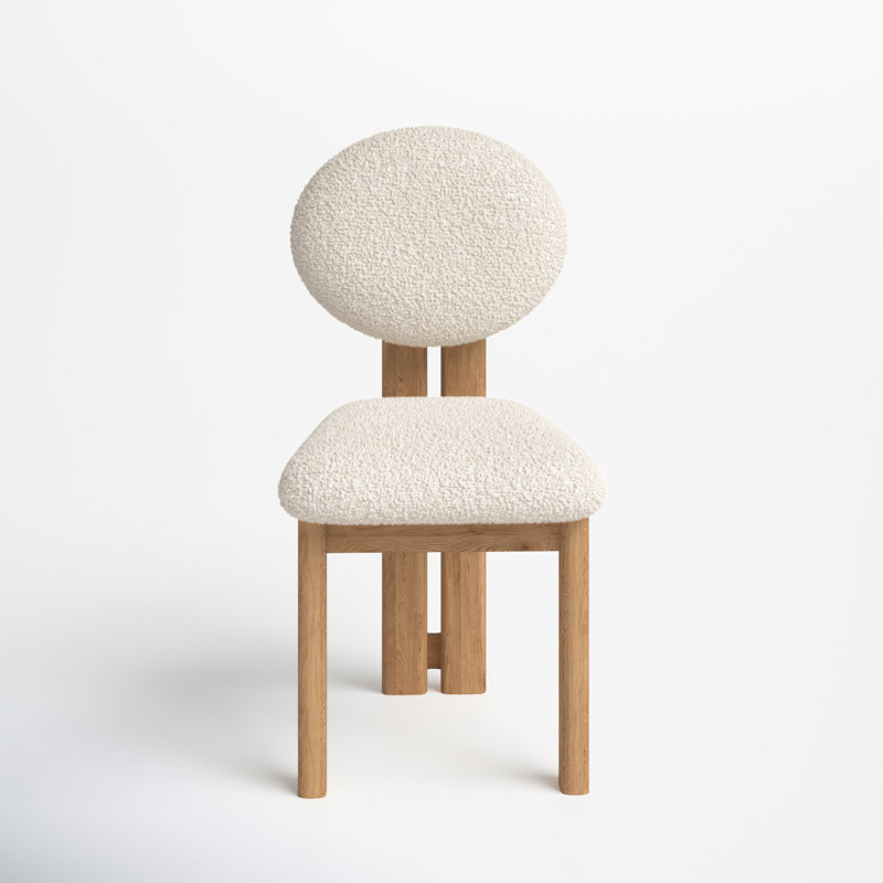 Joss & Main Vivica Boucle Upholstered Parsons Chair | Wayfair